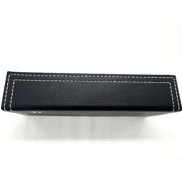 Lisa Loeb Hard Leather Rectangle Top-Stiching Eyeglasses Sunglasses Case - Picture 5 of 9